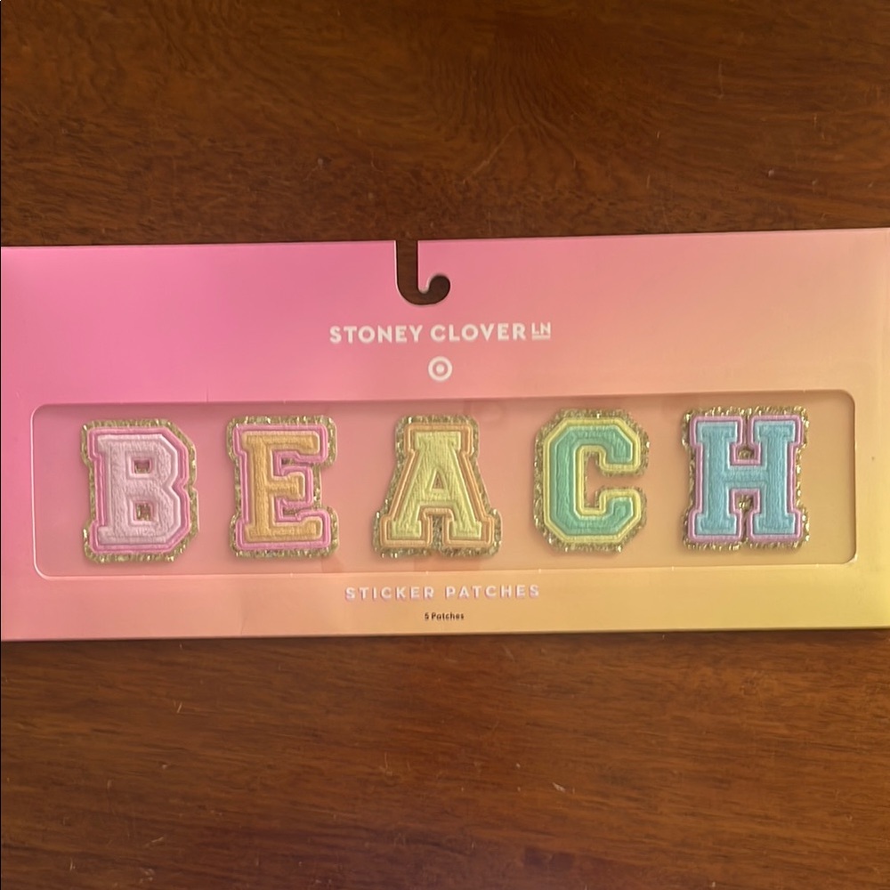 Stoney Clover Lane Multicolor Beach Sticker Patches